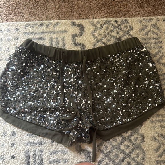 Guess Pants - Guess Green and Silver Skorts for Active Style